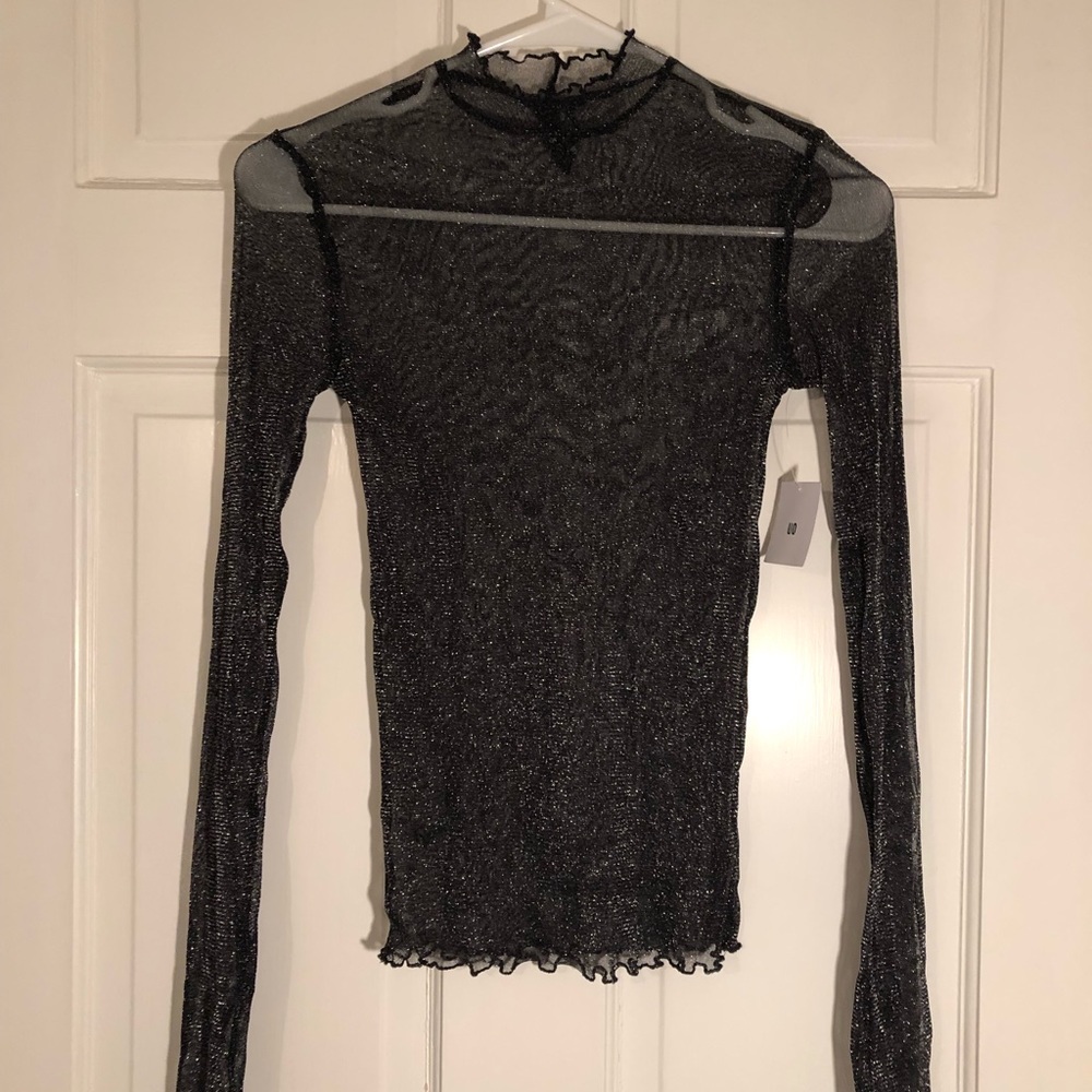 Sparkly See Through Long Sleeve